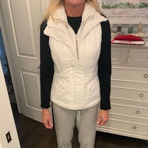 lululemon white puffer vest